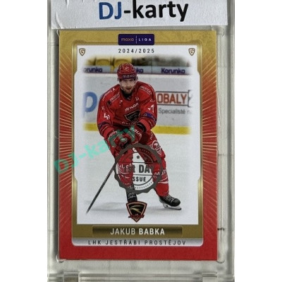 2024/25 Maxa Liga EXPO #PRO-07 Jakub Babka 1st Day of Issue 1of2