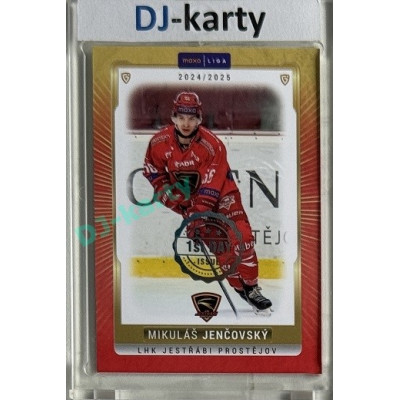 2024/25 Maxa Liga EXPO #PRO-22 Mikuláš Jenčovský 1st Day of Issue 1of2