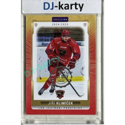 2024/25 Maxa Liga EXPO #PRO-04 Jiří Klimíček 1st Day of Issue 1of2