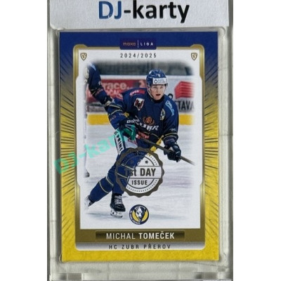 2024/25 Maxa Liga EXPO #PRE-31 Michal Tomeček 1st Day of Issue 1of2