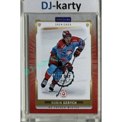 2024/25 Maxa Liga EXPO #FMI-30 Robin Gerych 1st Day of Issue 1of2