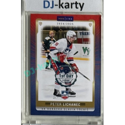 2024/25 Maxa Liga EXPO #TRE-22 Peter Lichanec 1st Day of Issue 1of2