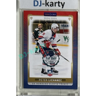 2024/25 Maxa Liga EXPO #TRE-22 Peter Lichanec 1st Day of Issue 1of2