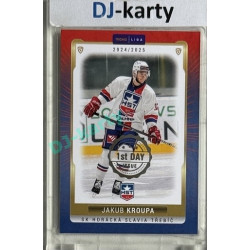 2024/25 Maxa Liga EXPO #TRE-05 Jakub Kroupa 1st Day of Issue 1of2