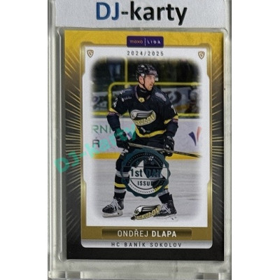 2024/25 Maxa Liga EXPO #SOK-30 Ondřej Dlapa 1st Day of Issue 1of2