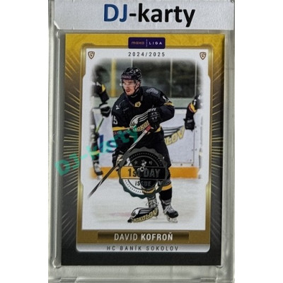 2024/25 Maxa Liga EXPO #SOK-18 David Kofroň 1st Day of Issue 1of2