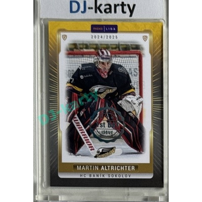 2024/25 Maxa Liga EXPO #SOK-02 Martin Altrichter 1st Day of Issue 1of2