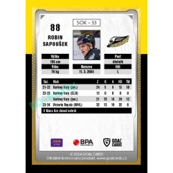 2024/25 Maxa Liga Update #SOK-33 Robin Sapoušek