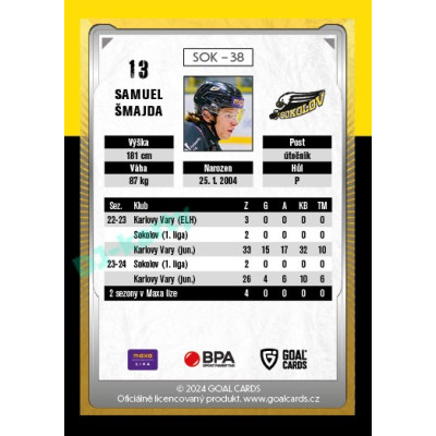 2024/25 Maxa Liga Update #SOK-38 Samuel Šmajda