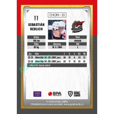 2024/25 Maxa Liga Update #CHOM-33 Sebastián Redlich