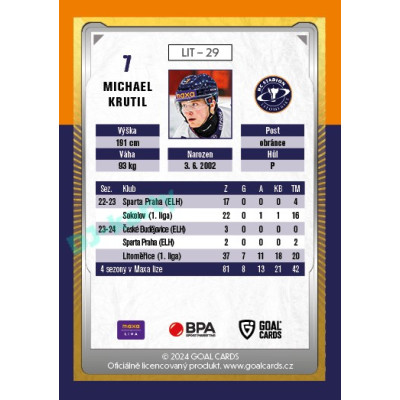 2024/25 Maxa Liga Update #LIT-29 Michael Krutil