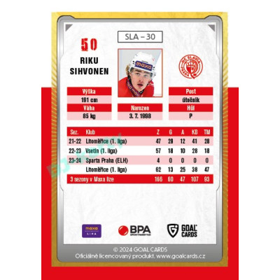 2024/25 Maxa Liga Update #SLA-30 Riku Sihvonen