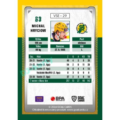 2024/25 Maxa Liga Update #VSE-29 Michal Hryciow