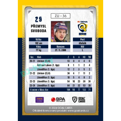 2024/25 Maxa Liga Update #ZLI-36 Přemysl Svoboda