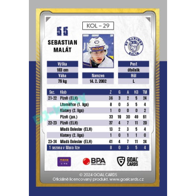2024/25 Maxa Liga Update #KOL-29 Sebastian Malát