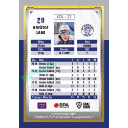 2024/25 Maxa Liga Update #KOL-27 Kryštof lang