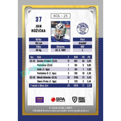 2024/25 Maxa Liga Update #KOL-25 Jan Růžička