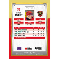 2024/25 Maxa Liga Update #PRO-29 Adam Studený