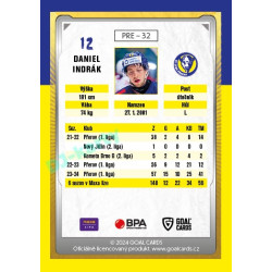 2024/25 Maxa Liga Update #PRE-32 Daniel Indrák