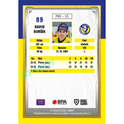 2024/25 Maxa Liga Update #PRE-35 David Buršík