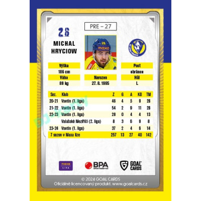 2024/25 Maxa Liga Update #PRE-27 Michal Hryciow