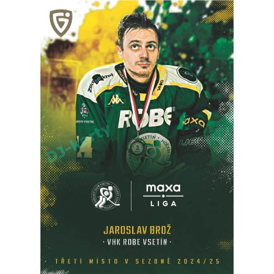 2024/25 Maxa Liga Update #MED-01 Jaroslav Brož Medailists