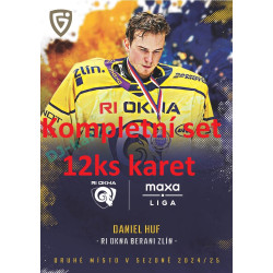 2024/25 Maxa Liga Update kompletní set Medailists 12ks karet
