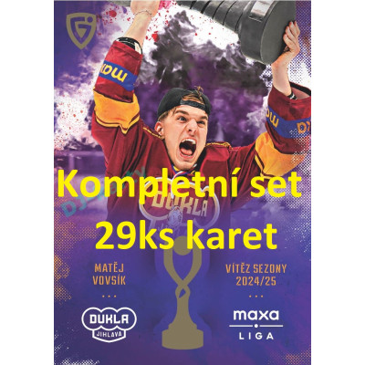 2024/25 Maxa Liga Update kompletní set CHAMPIONS 29ks karet