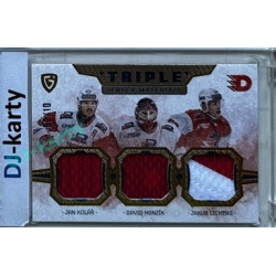 2024/25 Maxa Liga Update #JM-10 D. Honzík / J. Kolář / J. Lichtag Triple Jersey Blue 02/10