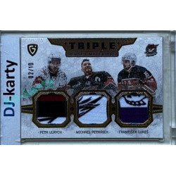 2024/25 Maxa Liga Update #JM-09 M. Petrásek / P. Ulrych / F. Lukeš Triple Jersey Blue 02/10