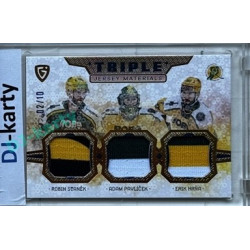 2024/25 Maxa Liga Update #JM-03 T. Ryden / O. Smetana / P. Klhůfek Triple Jersey Blue 02/10