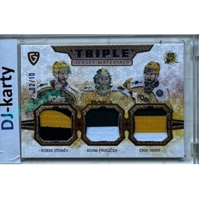 2024/25 Maxa Liga Update #JM-03 T. Ryden / O. Smetana / P. Klhůfek Triple Jersey Blue 02/10