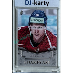 2024/25 LC Repre serie 1 #CHA-14 Ondřej Palát Champs Art Clear Frame Platinum xx/21