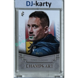 2024/25 LC Repre serie 1 #CHA-30 Tomáš Plekanec Champs Art Clear Frame Platinum xx/21