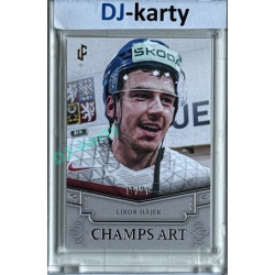 2024/25 LC Repre serie 1 #CHA-07 Libor Hájek Champs Art Clear Frame Platinum xx/21