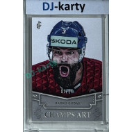 2024/25 LC Repre serie 1 #CHA-02 Radko Gudas Champs Art Clear Frame Platinum xx/21