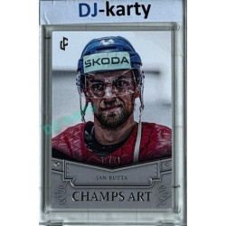 2024/25 LC Repre serie 1 #CHA-01 Jan Rutta Champs Art Clear Frame Platinum xx/21
