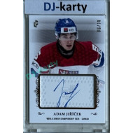 2024/25 LC Repre serie 1 #U20-AJI Adam Jiříček World Junior Championship 2025 Canada Authentic Signature White xx/14
