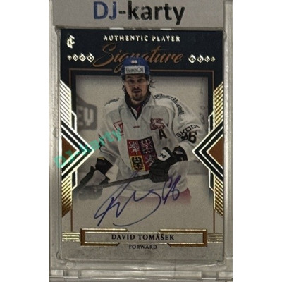 2024/25 LC Repre serie 1 #AS-TOM David Tomášek Authentic Player Signature Blue 3/6