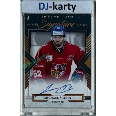 2024/25 LC Repre serie 1 #AS-ŠPA Michael Špaček Authentic Player Signature Blue 5/6