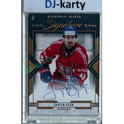 2024/25 LC Repre serie 1 #AS-FLE Jakub Flek Authentic Player Signature Blue 4/6