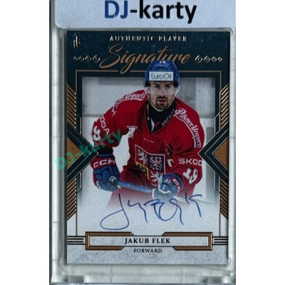 2024/25 LC Repre serie 1 #AS-FLE Jakub Flek Authentic Player Signature Blue 4/6