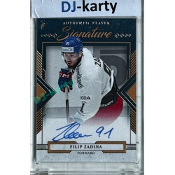 2024/25 LC Repre serie 1 #AS-ZAD Filip Zadina Authentic Player Signature Blue 3/6
