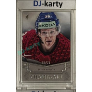 2024/25 LC Repre serie 1 #CHA-05 Jakub Krejčík Champs Art Clear Frame Platinum xx/21