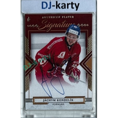 2024/25 LC Repre serie 1 #AS-KON Jáchym Kondelík Authentic Player Signature Red xx/12
