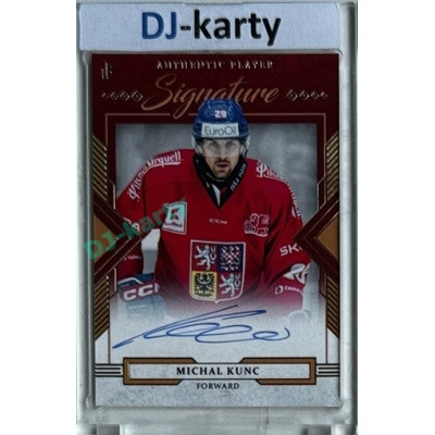 2024/25 LC Repre serie 1 #AS-MKU Michal Kunc Authentic Player Signature Red xx/12
