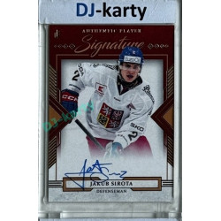 2024/25 LC Repre serie 1 #AS-SIR Jakub Sirota Authentic Player Signature Red xx/12
