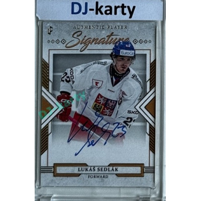 2024/25 LC Repre serie 1 #AS-SED Lukáš Sedlák Authentic Player Signature White xx/22