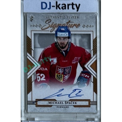 2024/25 LC Repre serie 1 #AS-ŠPA Michael Špaček Authentic Player Signature White xx/22