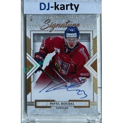 2024/25 LC Repre serie 1 #AS-KOU Pavel Kousal Authentic Player Signature White xx/22